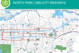 Sandagy North Park - Mid-City Map